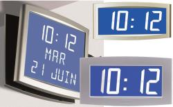 orologi digitali a LCD retroilluminati serie Opalys