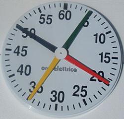 orologio cronometro analogico per piscina
