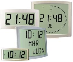 orologi digitali a LCD serie Cristalys