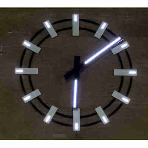 Orologio da torre e facciata illuminato - 2